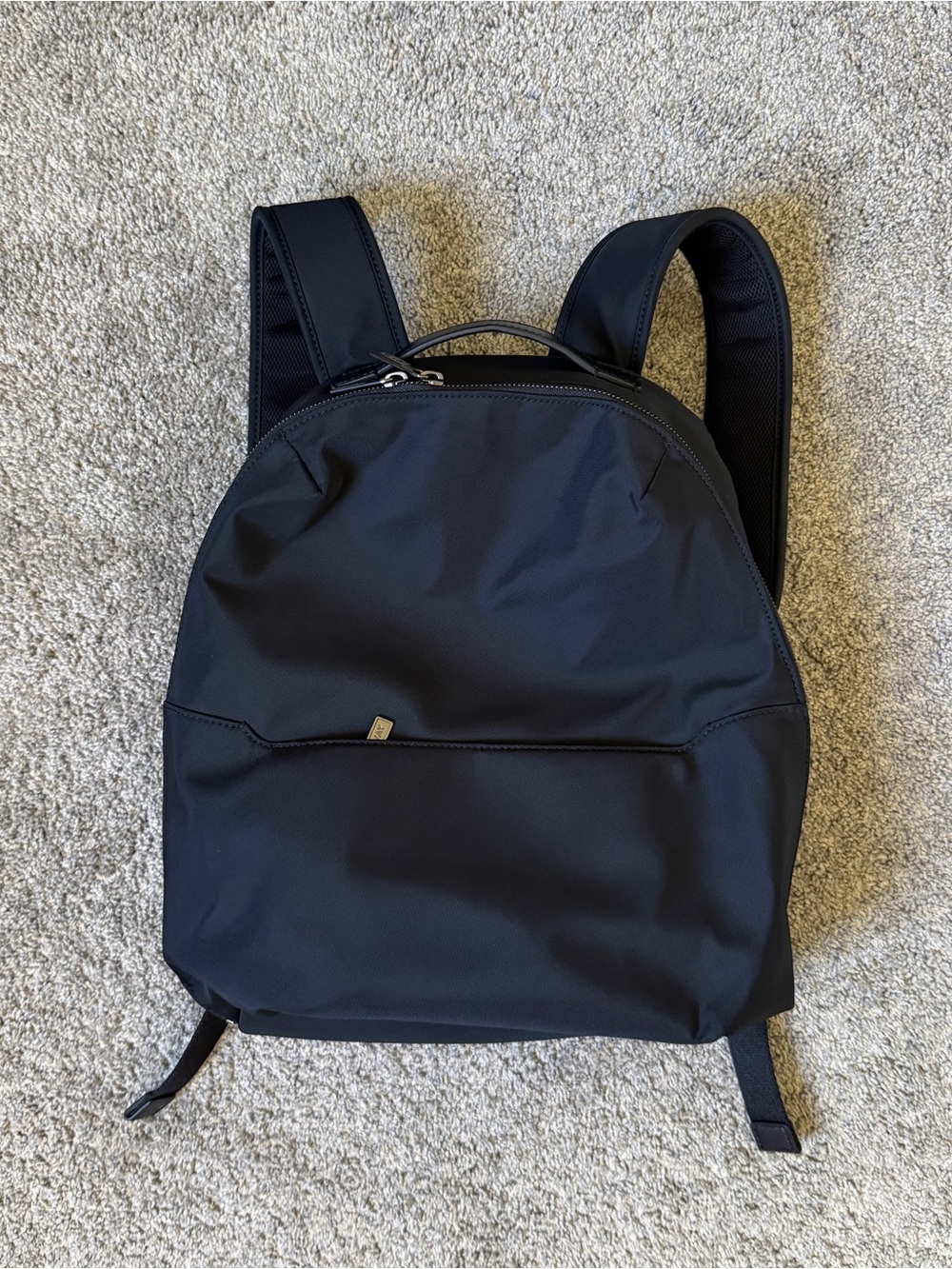 Away Small Zip Backpack in Black